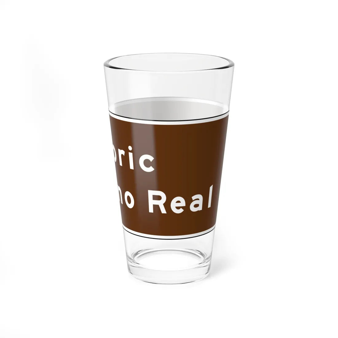 MUTCD-CA SG2A (California) (Road Sign) Pint Glass 16oz - Go Mug Yourself