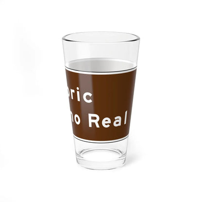 MUTCD-CA SG2A (California) (Road Sign) Pint Glass 16oz - Go Mug Yourself