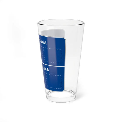 MUTCD-CA SG42-3 (California) (Road Sign) Pint Glass 16oz - Go Mug Yourself