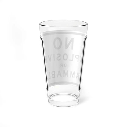 MUTCD-CA SR18-1.2 (California) (Road Sign) Pint Glass 16oz - Go Mug Yourself