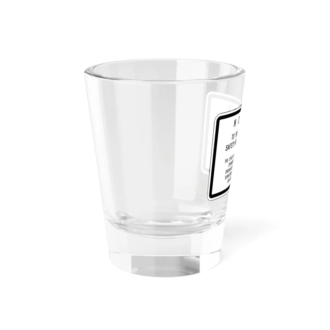 MUTCD-CA SR2 (California) (Road Sign) Shot Glass 1.5oz - Go Mug Yourself