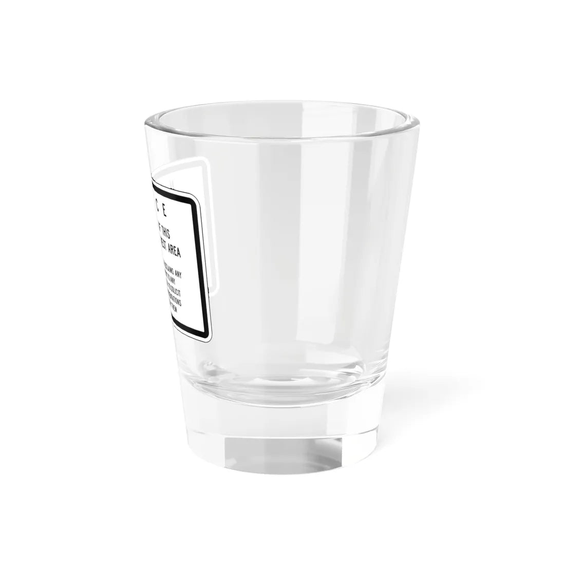 MUTCD-CA SR2 (California) (Road Sign) Shot Glass 1.5oz - Go Mug Yourself
