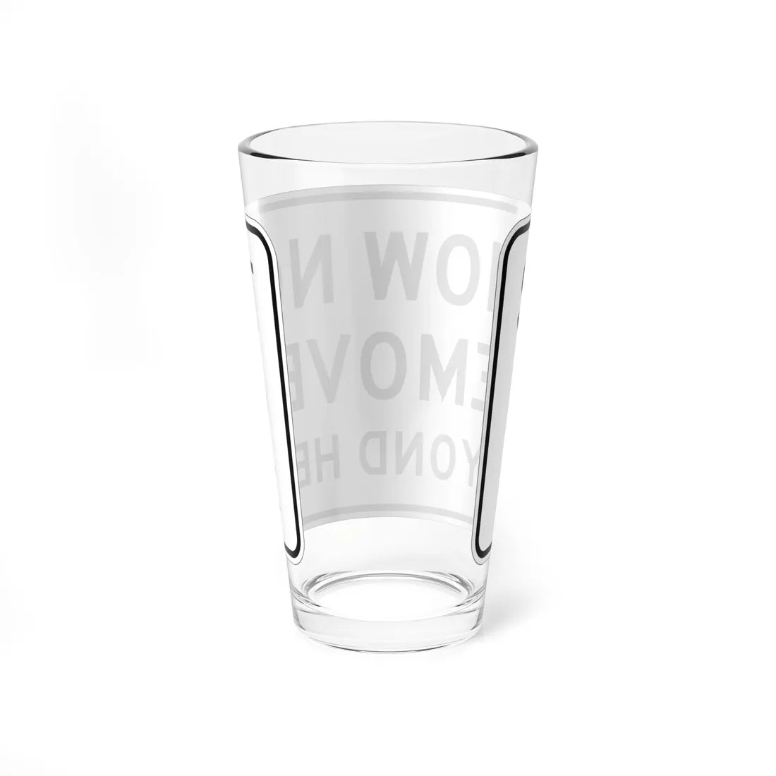MUTCD-CA SR20-1 (California) (Road Sign) Pint Glass 16oz - Go Mug Yourself