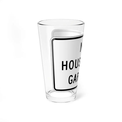 MUTCD-CA SR23-1 (California) (Road Sign) Pint Glass 16oz - Go Mug Yourself