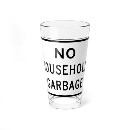 MUTCD-CA SR23-1 (California) (Road Sign) Pint Glass 16oz - Go Mug Yourself