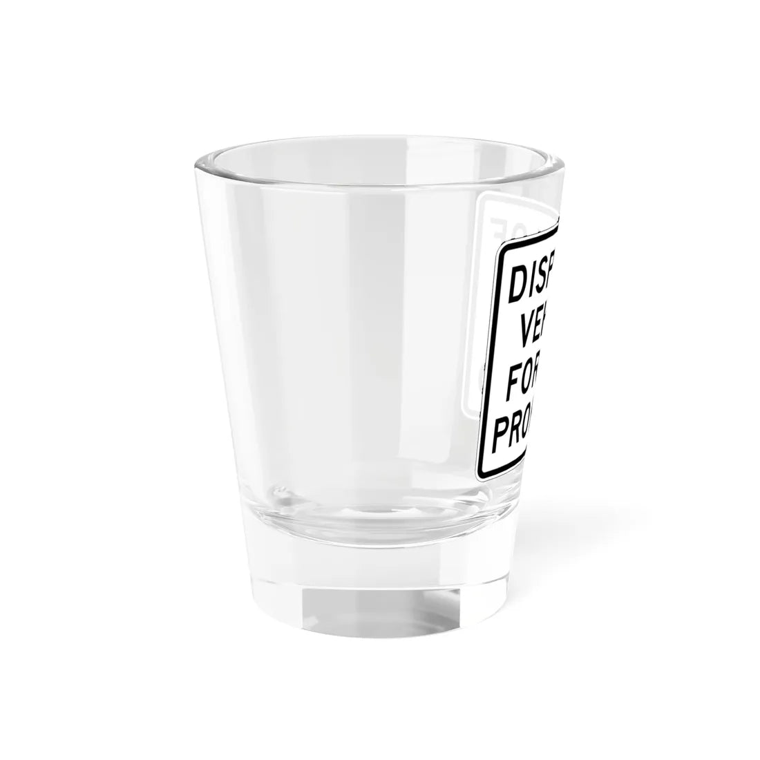 MUTCD-CA SR26 (California) (Road Sign) Shot Glass 1.5oz - Go Mug Yourself