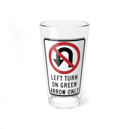 MUTCD-CA SR39A (California) (Road Sign) Pint Glass 16oz 16oz - Go Mug Yourself