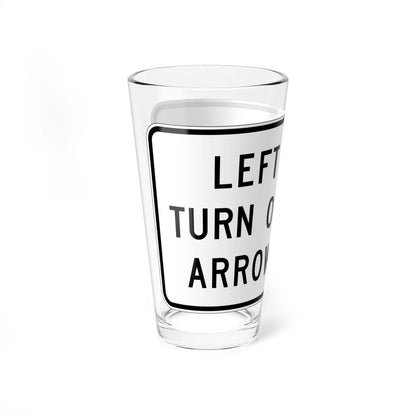 MUTCD-CA SR39AU (California) (Road Sign) Pint Glass 16oz - Go Mug Yourself