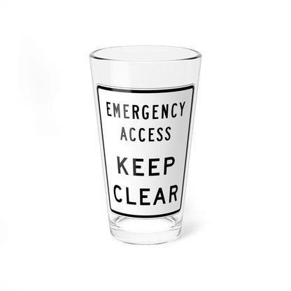 MUTCD-CA SR46 (California) (Road Sign) Pint Glass 16oz 16oz - Go Mug Yourself