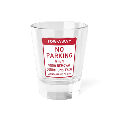 MUTCD-CA SR49 (California) (Road Sign) Shot Glass 1.5oz 1.5oz - Go Mug Yourself