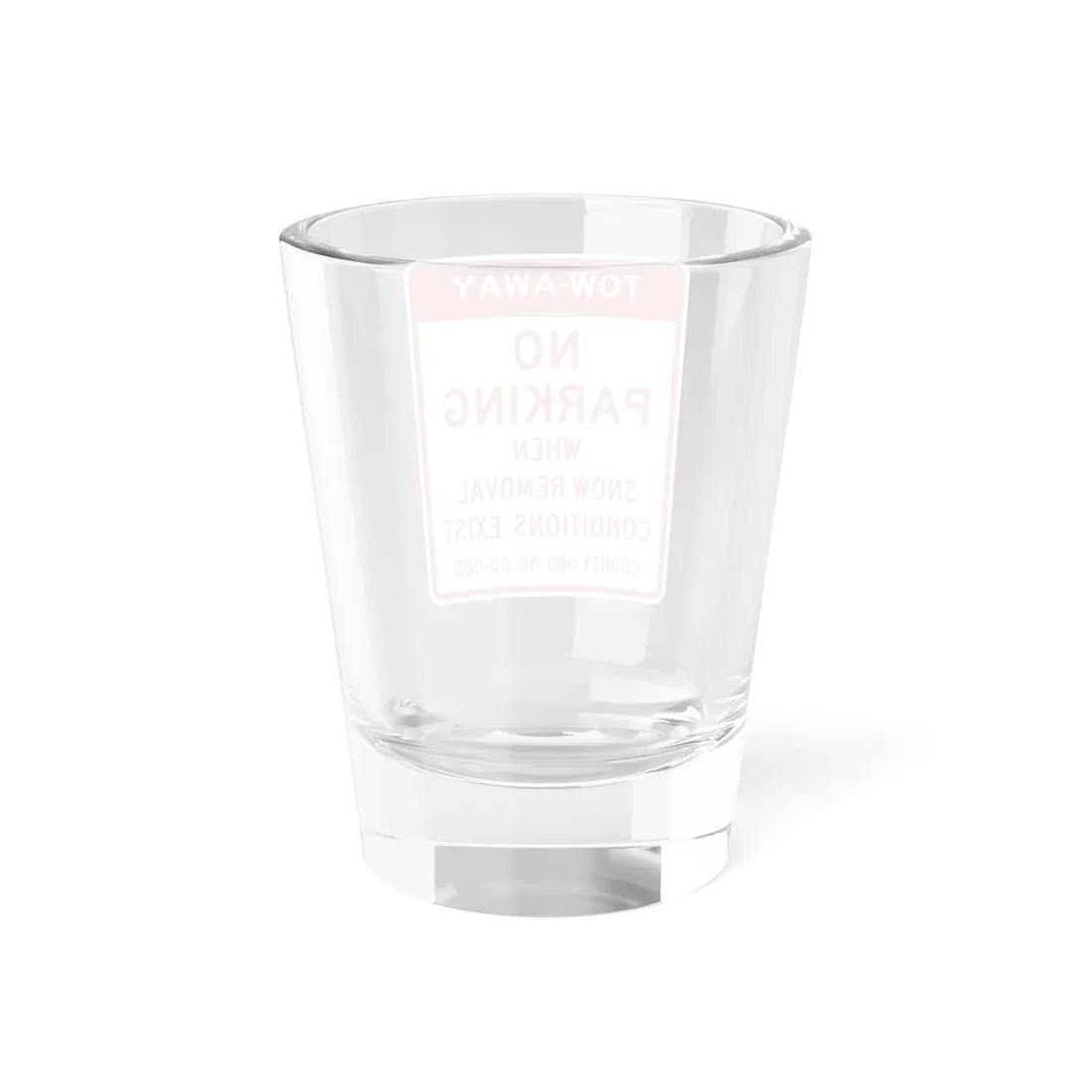 MUTCD-CA SR49 (California) (Road Sign) Shot Glass 1.5oz - Go Mug Yourself