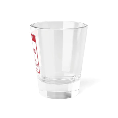 MUTCD-CA SR49 (California) (Road Sign) Shot Glass 1.5oz - Go Mug Yourself