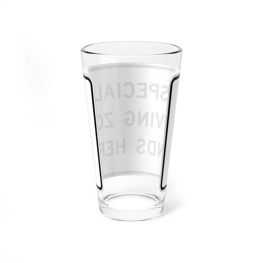 MUTCD-CA SR55 (California) (Road Sign) Pint Glass 16oz - Go Mug Yourself