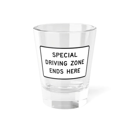 MUTCD-CA SR55 (California) (Road Sign) Shot Glass 1.5oz 1.5oz - Go Mug Yourself