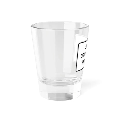 MUTCD-CA SR55 (California) (Road Sign) Shot Glass 1.5oz - Go Mug Yourself