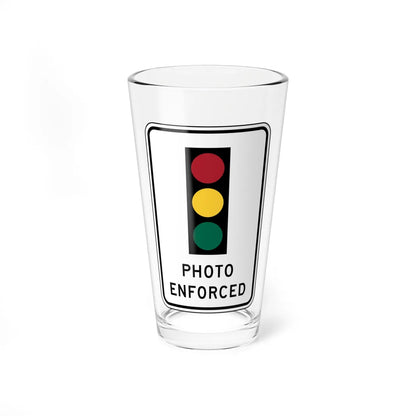 MUTCD-CA SR56 (California) (Road Sign) Pint Glass 16oz 16oz - Go Mug Yourself