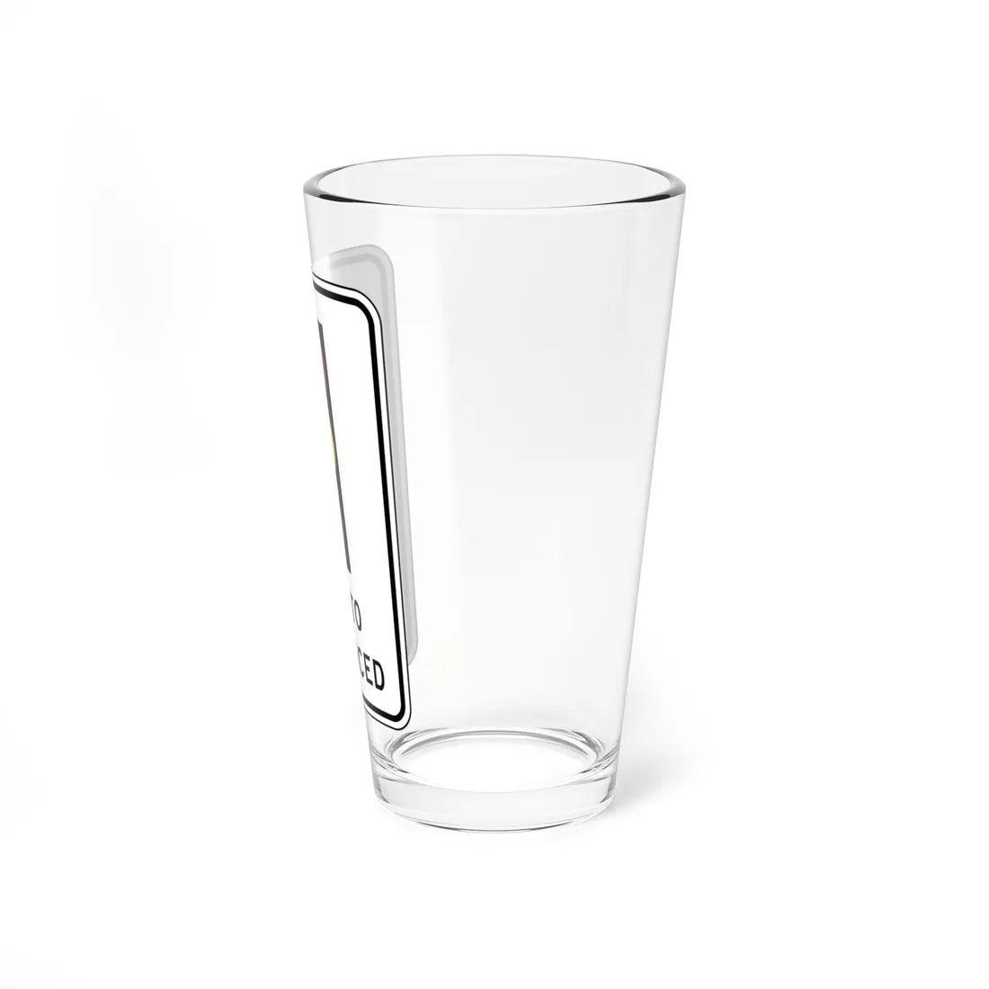 MUTCD-CA SR56 (California) (Road Sign) Pint Glass 16oz - Go Mug Yourself