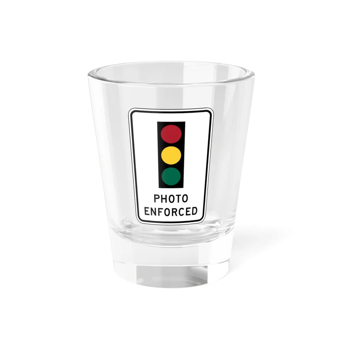 MUTCD-CA SR56 (California) (Road Sign) Shot Glass 1.5oz 1.5oz - Go Mug Yourself