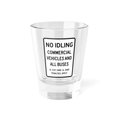 MUTCD-CA SR62 (California) (Road Sign) Shot Glass 1.5oz 1.5oz - Go Mug Yourself