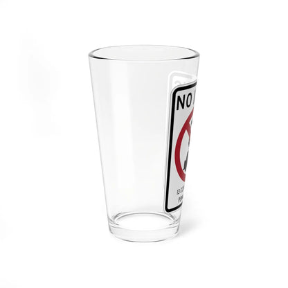 MUTCD-CA SR63 (California) (Road Sign) Pint Glass 16oz - Go Mug Yourself