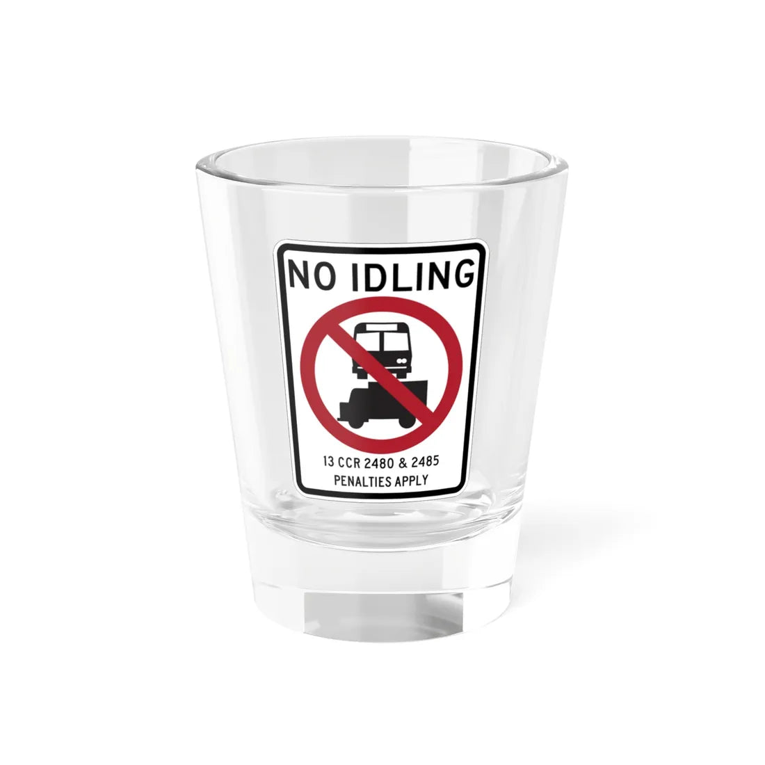 MUTCD-CA SR63 (California) (Road Sign) Shot Glass 1.5oz 1.5oz - Go Mug Yourself