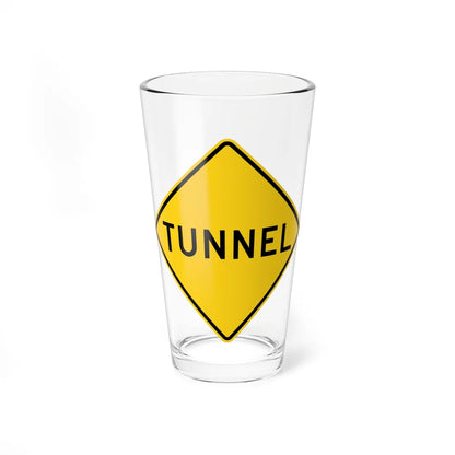 MUTCD-CA SW37 (California) (Road Sign) Pint Glass 16oz - Go Mug Yourself