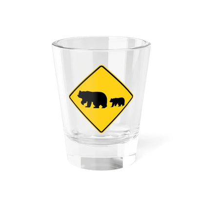 MUTCD-CA SW59 (California) (Road Sign) Shot Glass 1.5oz 1.5oz - Go Mug Yourself