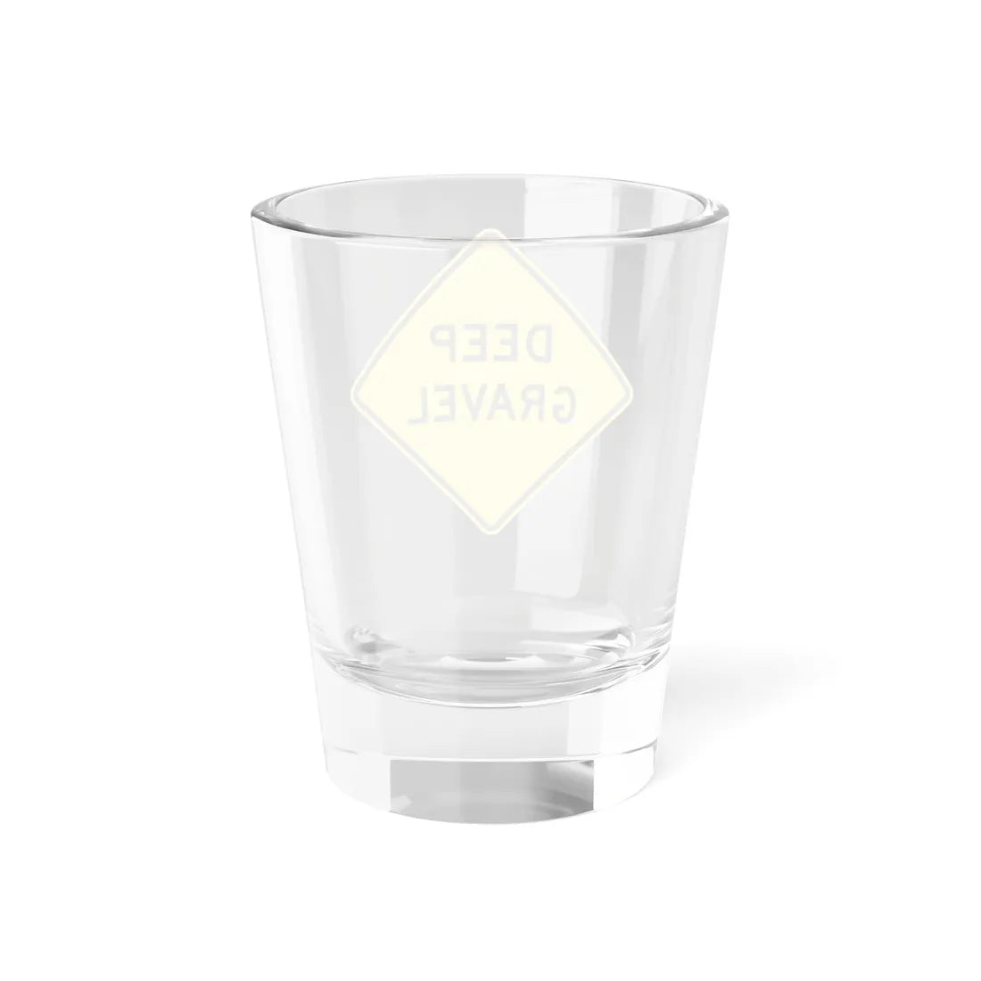 MUTCD-CA W30B (California) (Road Sign) Shot Glass 1.5oz - Go Mug Yourself