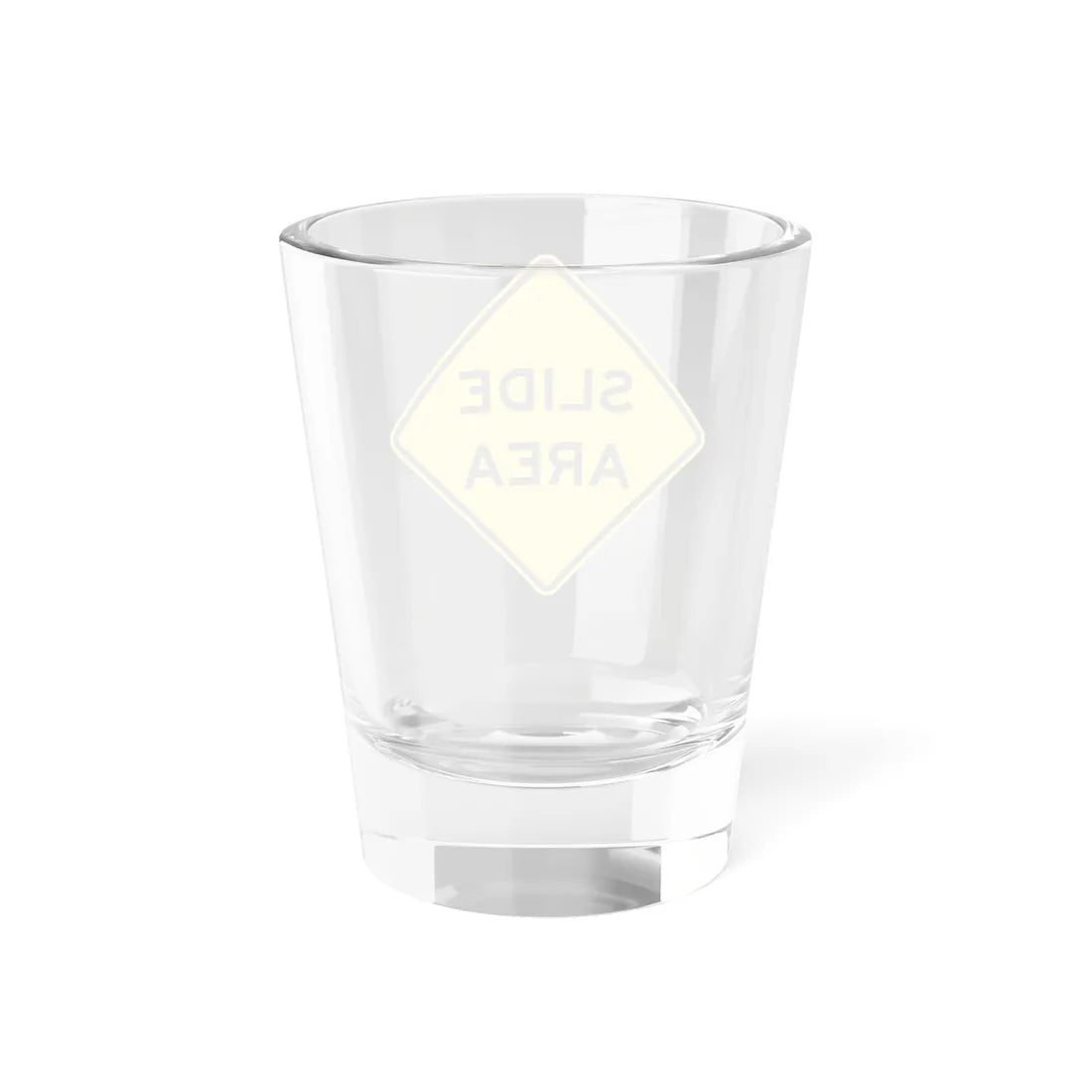 MUTCD-CA W38 (California) (Road Sign) Shot Glass 1.5oz - Go Mug Yourself