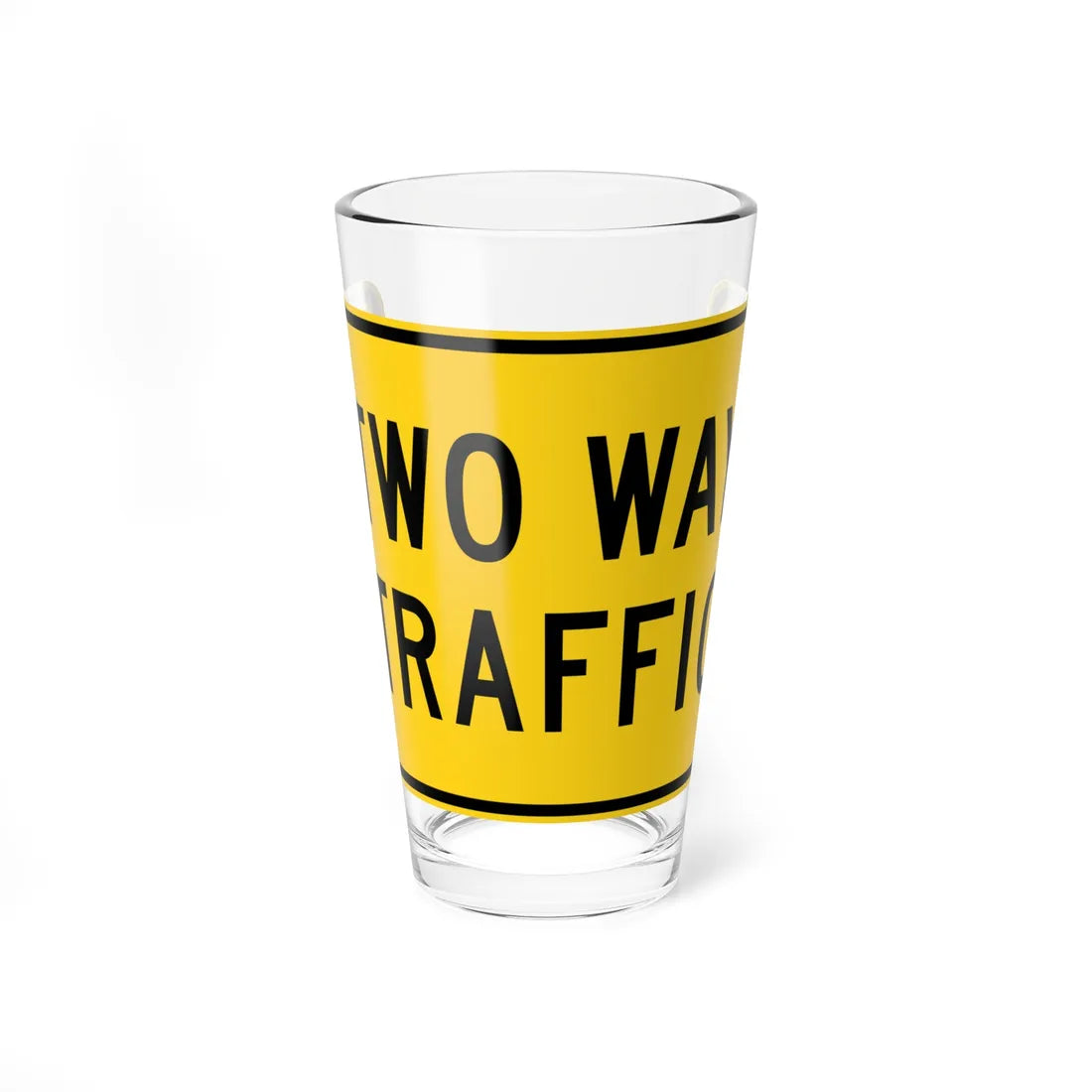 MUTCD-CA W44A (California) (Road Sign) Pint Glass 16oz - Go Mug Yourself