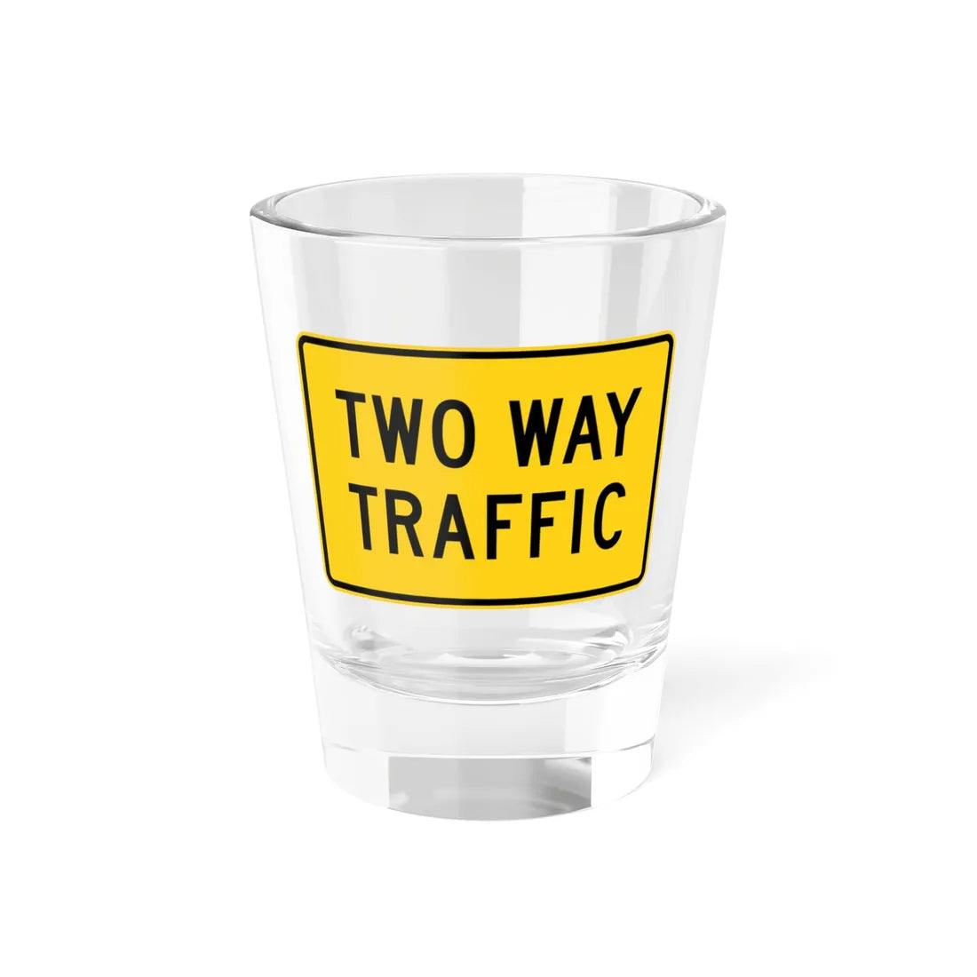 MUTCD-CA W44A (California) (Road Sign) Shot Glass 1.5oz 1.5oz - Go Mug Yourself