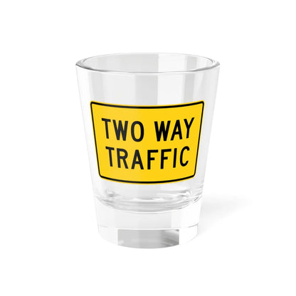 MUTCD-CA W44A (California) (Road Sign) Shot Glass 1.5oz 1.5oz - Go Mug Yourself