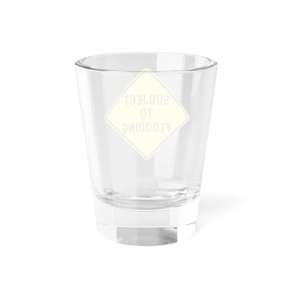 MUTCD-CA W55B (California) (Road Sign) Shot Glass 1.5oz - Go Mug Yourself
