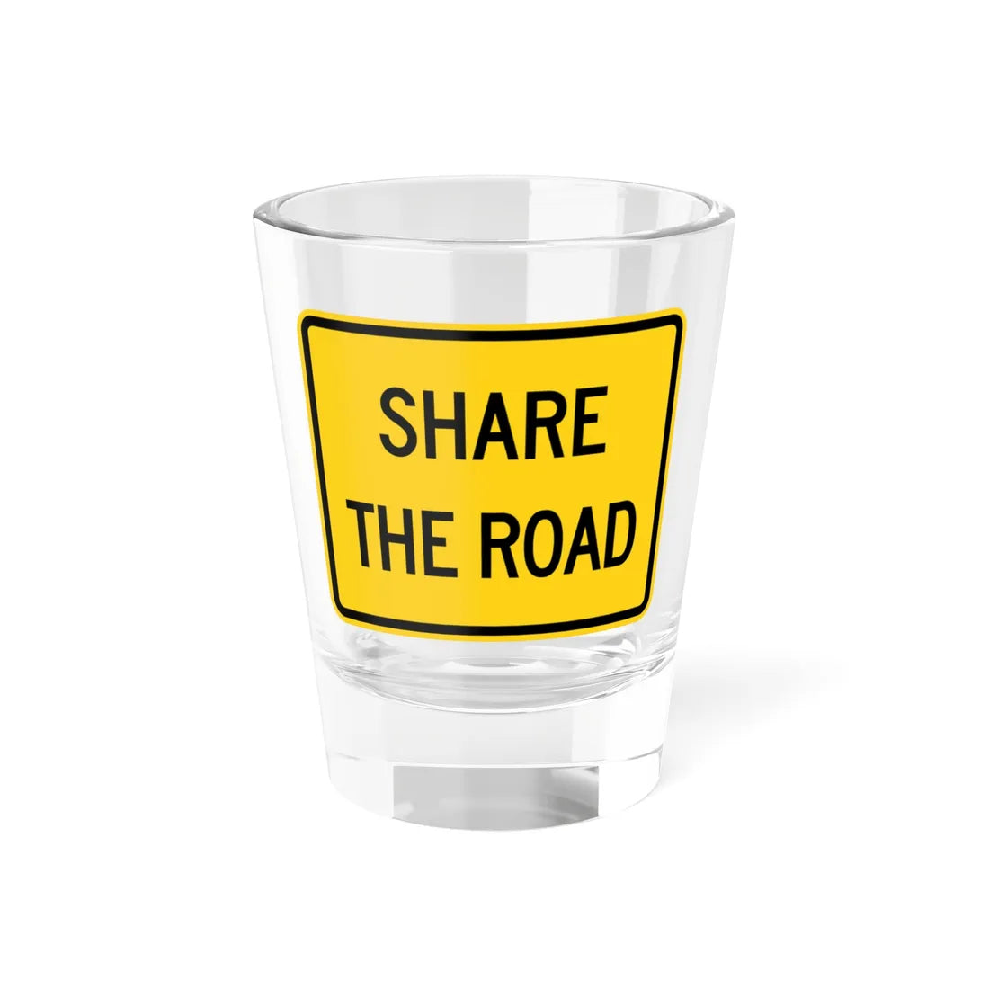 MUTCD-CA W79A (California) (Road Sign) Shot Glass 1.5oz 1.5oz - Go Mug Yourself