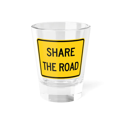 MUTCD-CA W79A (California) (Road Sign) Shot Glass 1.5oz 1.5oz - Go Mug Yourself