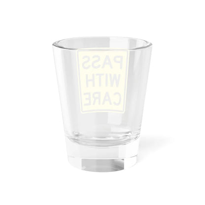 MUTCD-CA W83 (California) (Road Sign) Shot Glass 1.5oz - Go Mug Yourself