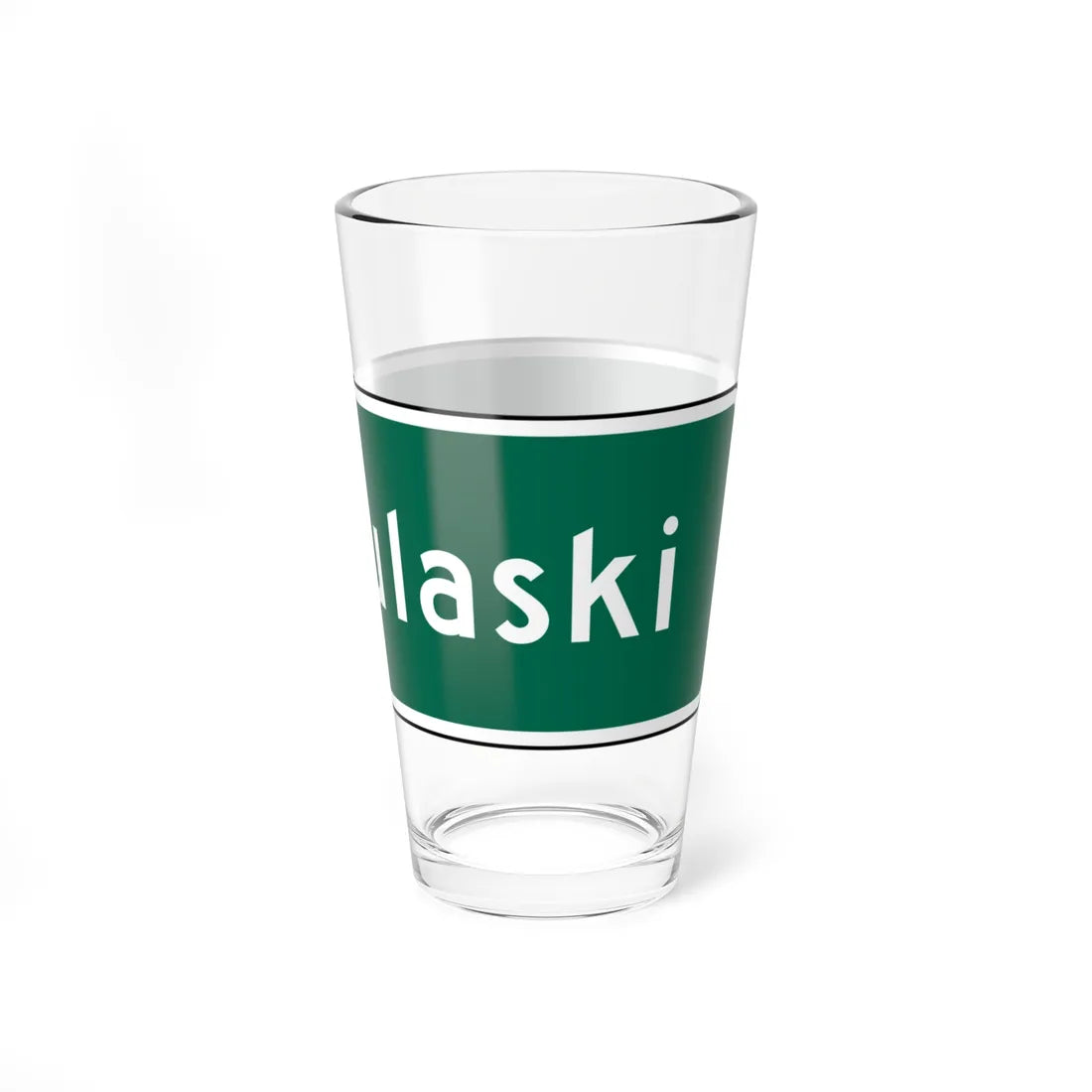 MUTCD D1-1 (New York) (Road Sign) Pint Glass 16oz - Go Mug Yourself