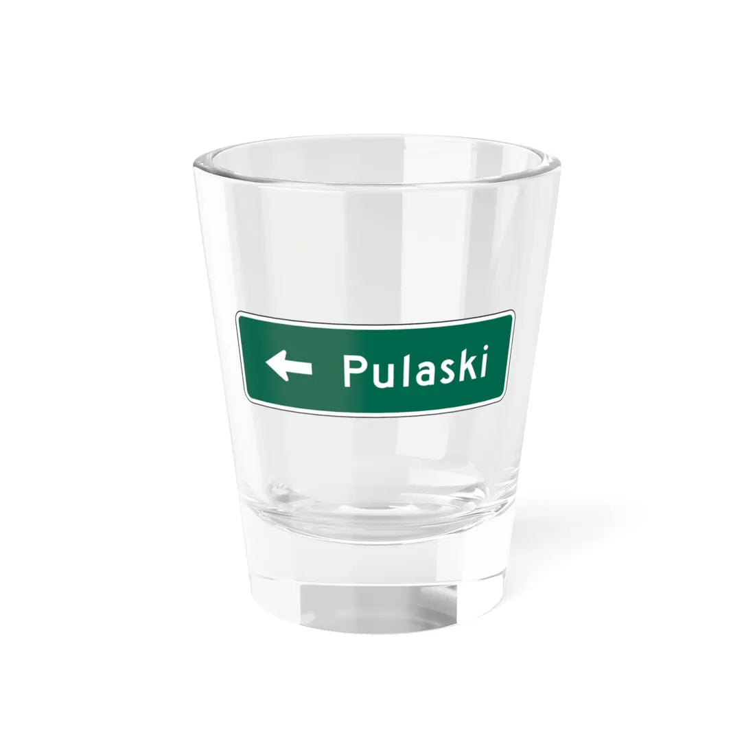 MUTCD D1-1 (New York) (Road Sign) Shot Glass 1.5oz 1.5oz - Go Mug Yourself
