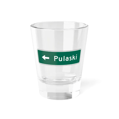 MUTCD D1-1 (New York) (Road Sign) Shot Glass 1.5oz 1.5oz - Go Mug Yourself