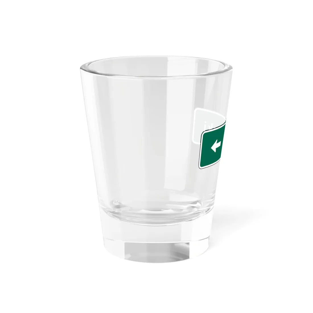 MUTCD D1-1 (New York) (Road Sign) Shot Glass 1.5oz - Go Mug Yourself