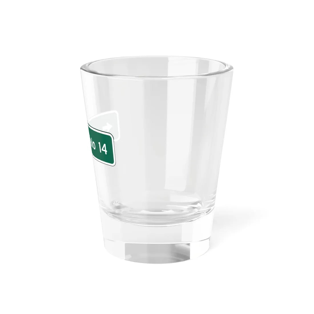 MUTCD D1-1a (New York) (Road Sign) Shot Glass 1.5oz - Go Mug Yourself