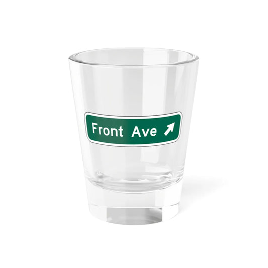 MUTCD D1-1d (New York) (Road Sign) Shot Glass 1.5oz 1.5oz - Go Mug Yourself