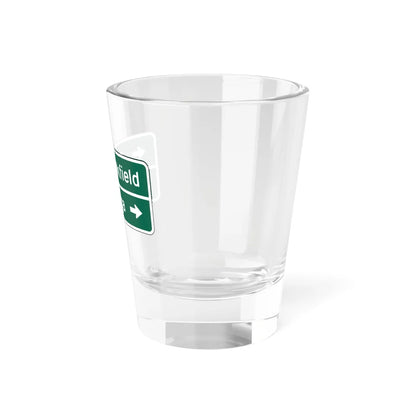 MUTCD D1-2 (New York) (Road Sign) Shot Glass 1.5oz - Go Mug Yourself