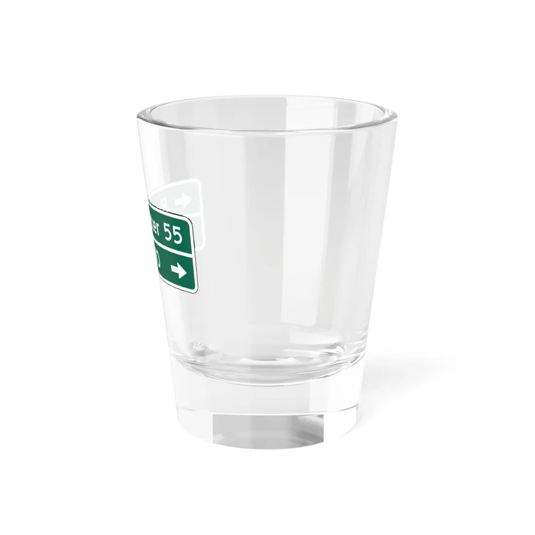 MUTCD D1-2a (New York) (Road Sign) Shot Glass 1.5oz - Go Mug Yourself
