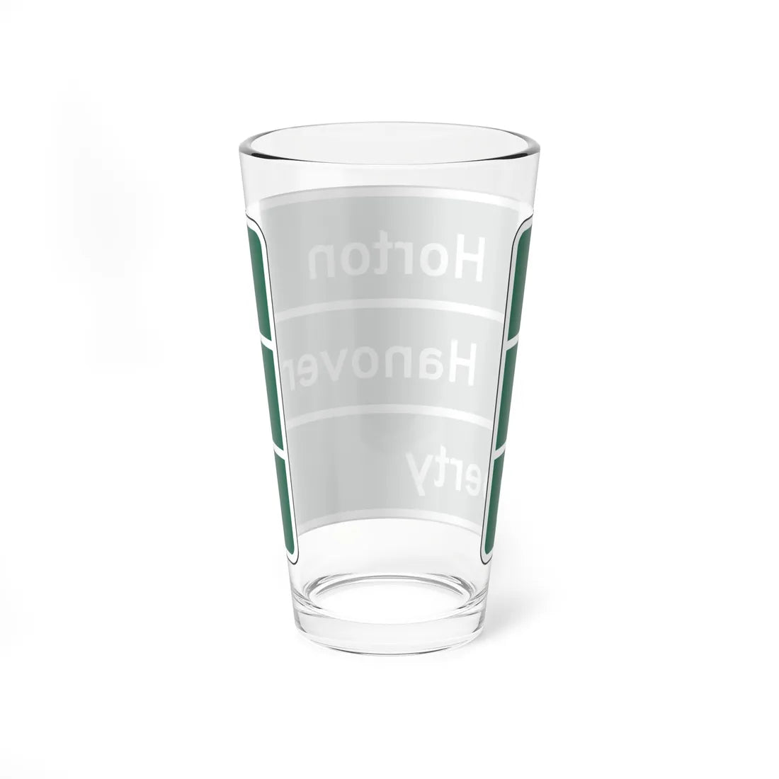 MUTCD D1-3 (Pennsylvania) (Road Sign) Pint Glass 16oz - Go Mug Yourself