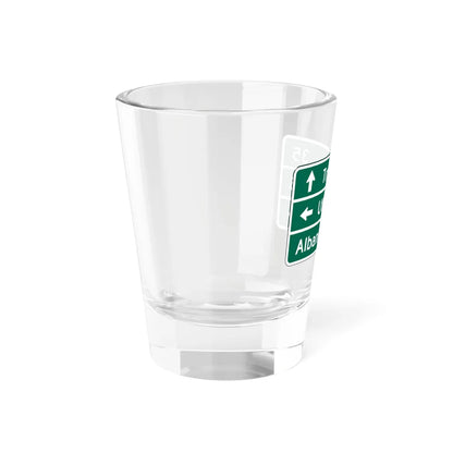 MUTCD D1-3a (New York) (Road Sign) Shot Glass 1.5oz - Go Mug Yourself