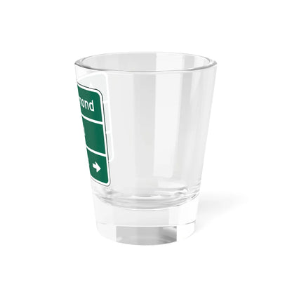 MUTCD D1-3d (Oregon) (Road Sign) Shot Glass 1.5oz - Go Mug Yourself