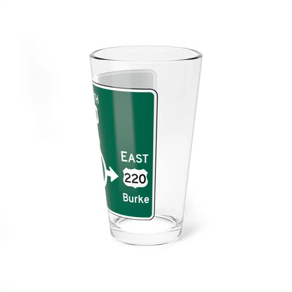 MUTCD D1-5 (Virginia) (Road Sign) Pint Glass 16oz - Go Mug Yourself