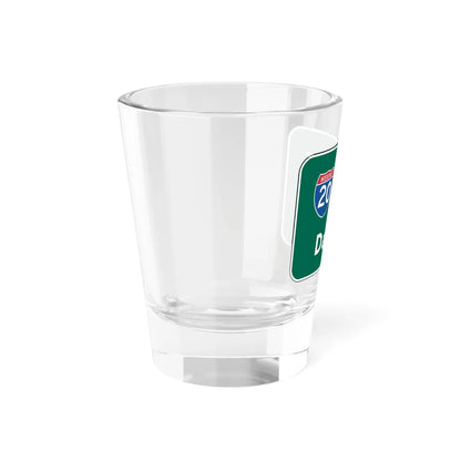 MUTCD E6-1a (Texas) (Road Sign) Shot Glass 1.5oz - Go Mug Yourself