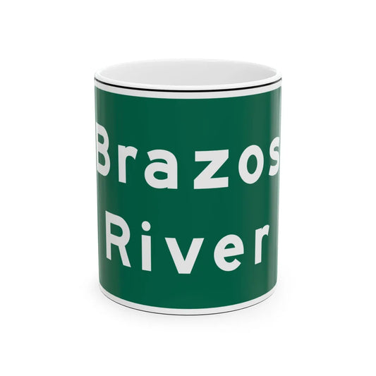 MUTCD I2-2 (Texas) (Road Sign) White Coffee Mug 11oz - Go Mug Yourself